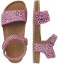 VINGINO Tavi leren sandalen met dierenprint lichtroze Leer Dierenprint 26 - Thumbnail 5