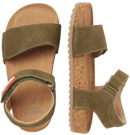 VINGINO Xavi suède sandalen groen Jongens Suede Effen 25