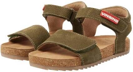 VINGINO Xavi suède sandalen groen Jongens Suede Effen 25