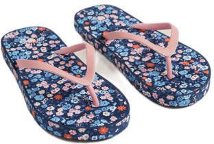 WE Fashion teenslippers blauw roze Meisjes Rubber 28 29