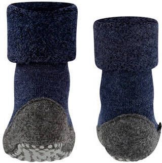 Falke antislip sokken blauw Wol Effen 23-24