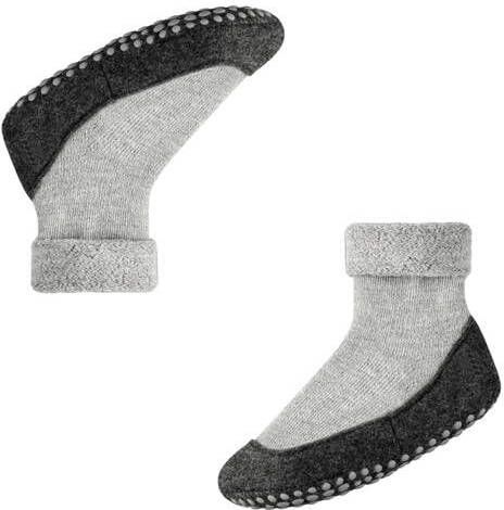 Falke Kid's Cosyshoe Basic Pantoffels maat 23-24 grijs - Foto 2