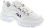 Fila Strada Low sneakers wit Meisjes Imitatieleer Meerkleurig 34 - Thumbnail 4