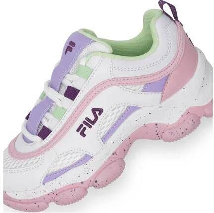 Fila Strada Dreamster sneakers wit lichtroze lila Jongens Meisjes Imitatieleer 31