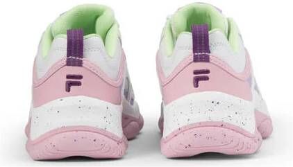 Fila Strada Dreamster sneakers wit lichtroze lila Jongens Meisjes Imitatieleer 38