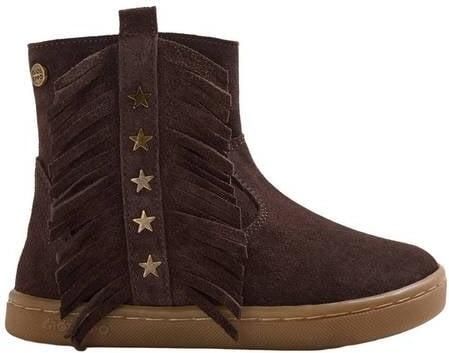 Gioseppo enkelboots donkerbruin Meisjes Textiel
