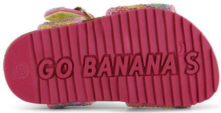 Go Banana's sandalen met pailletten roze Meisjes Imitatieleer Meerkleurig - Foto 4