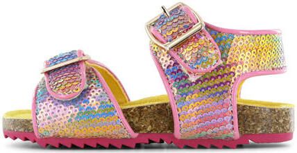 Go Banana's sandalen met pailletten roze Meisjes Imitatieleer Meerkleurig - Foto 2