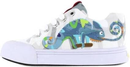 Go Banana's sneakers grijs blauw Jongens Textiel All over print 22