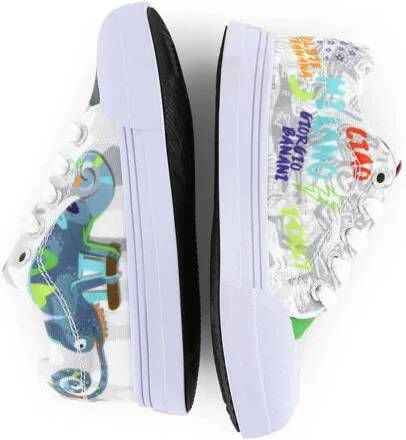 Go Banana's sneakers grijs blauw Jongens Textiel All over print 23