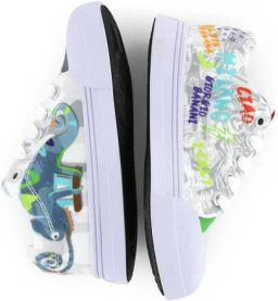 Go Banana's sneakers grijs blauw Jongens Textiel All over print 23