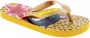 Go Banana's Flipflops Meisjes Yellow Cat Print | Go Banana' - Thumbnail 4