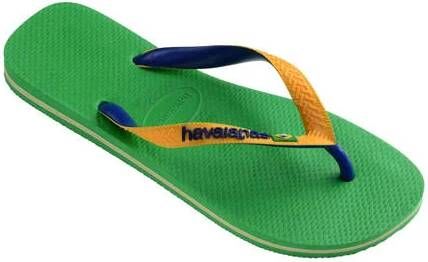 Havaianas Brasil Mix teenslippers groen geel Rubber 27 28 - Foto 4