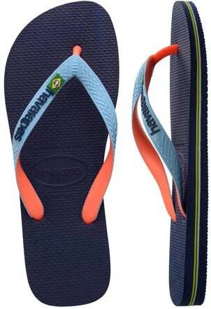 Havaianas Brasil teenslippers blauw Jongens Rubber 35 36