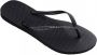 Havaianas Slim Glitter II Meisjes Slippers Black Dark Grey Metallic - Thumbnail 4