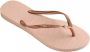 Havaianas Slim crystal teenslippers rosé Meisjes Rubber 35 36 - Thumbnail 4