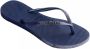 Havaianas Slim Sparkle II teenslippers met glitters donkerblauw Dames Rubber 35-36 - Thumbnail 3