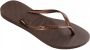 Havaianas Slim Dames Slippers Dark Brown Metal Acoused - Thumbnail 4