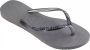 Havaianas Slim Glitter II teenslippers met glitters zilver Dames Rubber 35-36 - Thumbnail 5