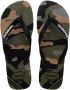 HAVAIANAS Blauwe Slippers Top Camu Kids - Thumbnail 2