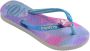 Havaianas Slim Glitter Slippers blauw Rubber Dames - Thumbnail 2