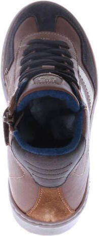 Hip leren sneakers cognac Bruin Jongens Leer Meerkleurig - Foto 4