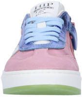 Hip leren sneakers roze metallic Meisjes Leer Meerkleurig 27