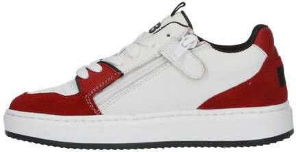 Hip suède sneakers rood wit Jongens Leer Meerkleurig 27 - Foto 2