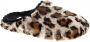 Hot Potatoes pantoffels met panterprint beige bruin Meisjes Imitatiebont 38 - Thumbnail 3