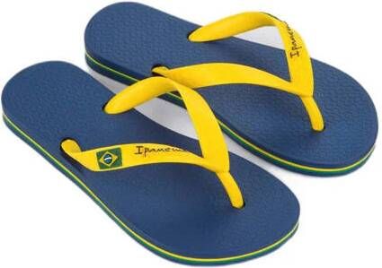 Ipanema Classic Brasil teenslippers geel blauw Jongens Meisjes Rubber 25-26