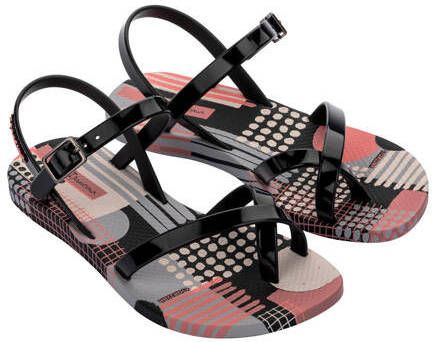Ipanema Fashion Sandal sandalen zwart roze Meisjes Rubber Meerkleurig 25 26 - Foto 2