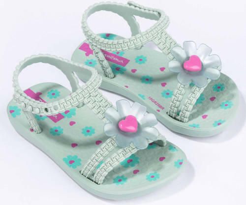 Ipanema Daisy Baby gebloemde sandalen mintgroen roze Meisjes Rubber Bloemen - Foto 2