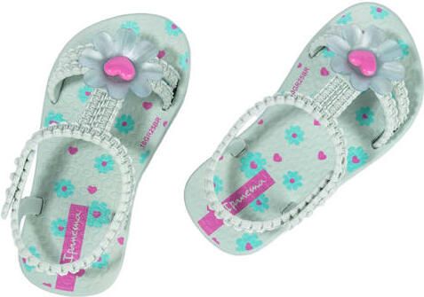 Ipanema Daisy Baby gebloemde sandalen mintgroen roze Meisjes Rubber Bloemen - Foto 3
