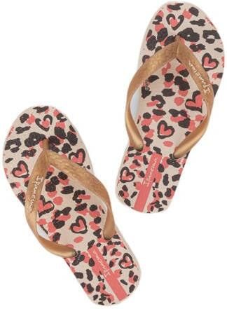 Ipanema Temas teenslippers beige goud Meisjes Rubber Dierenprint - Foto 11