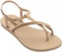 Ipanema Class Wish Slippers Dames Beige Gold - Thumbnail 5