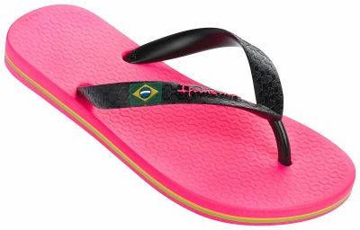 Ipanema Classic Brasil Kids Slippers Dames Junior Pink Black
