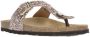 Kipling Madonna 3 teenslippers met glitters roze Meisjes Leer 28 - Thumbnail 2