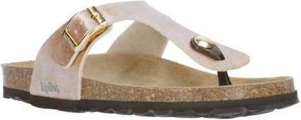 Kipling Pilar 3 teenslippers champagne Wit Meisjes 35