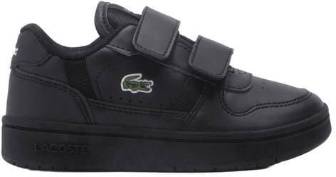 Lacoste T-Clip Set sneakers zwart Imitatieleer Effen