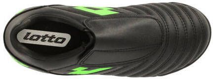 Lotto Milano 700 ID JR Junior zaalvoerbalschoenen zwart felgroen Leer 25 - Foto 2
