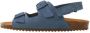 go Kids leren sandalen blauw Leer Effen 32 - Thumbnail 2