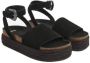 Mango Kids leren sandalen zwart Meisjes Leer 35 | Sandaal van - Thumbnail 2