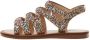 Mango Kids sandalen cognac Meisjes Imitatieleer All over print 21(12 8cm) - Thumbnail 2