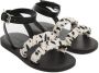 Mango Kids sandalen zwart wit Meisjes Imitatieleer Meerkleurig 22(13 5cm) - Thumbnail 2
