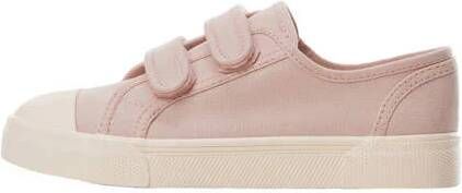 Mango Kids sneakers lichtroze Meisjes Textiel Effen 29
