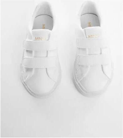 Mango Kids sneakers wit Jongens Meisjes Imitatieleer Effen 21(12 8cm)