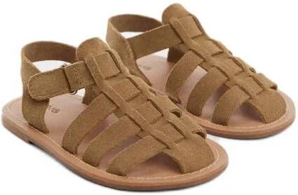 Mango Kids suède sandalen camel Bruin Jongens Meisjes Suede Effen 24(14 8cm)