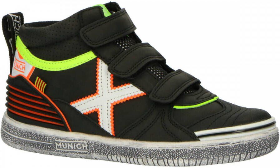 Munich G3 Boot Velcro Hoge sneakers Jongens Kids Zwart - Foto 4