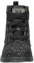 Nelson Kids leren veterboots met glitters zwart Meisjes Leer Effen 29 - Thumbnail 3