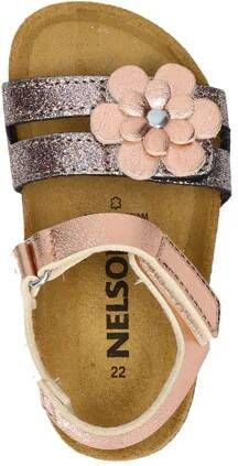 Nelson Kids sandalen rosé goud metallic Meisjes Imitatieleer Meerkleurig 25